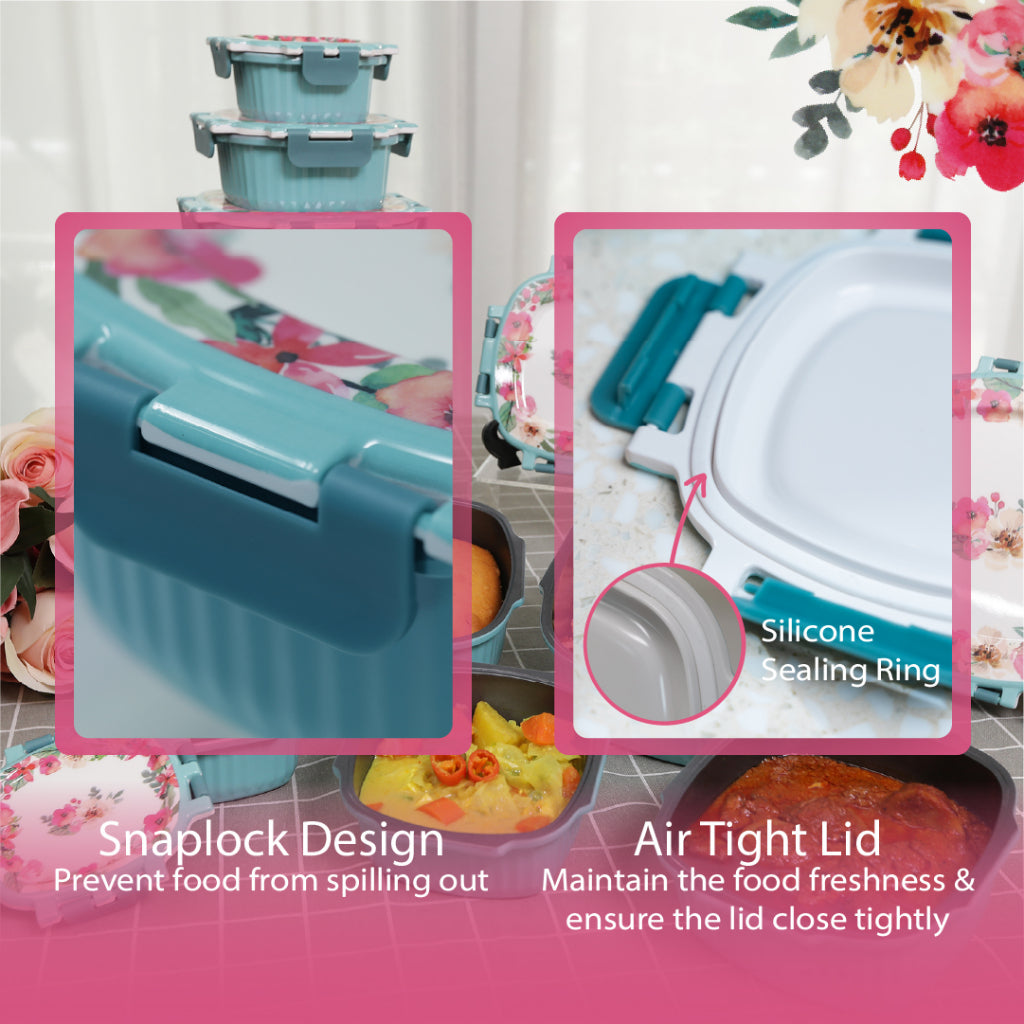VALENCIA Glass Fibre Microwave Oven Safe Container Melamine Bowl Plate Spoon Fork Pinggan Mangkuk
