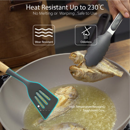 KITCHENWARE ASIA 12pcs Silicone Kitchen Utensil Set Baking Tools Cooking Tools Turner Spatula Ladle