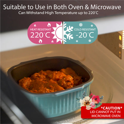 VALENCIA Glass Fibre Microwave Oven Safe Container Melamine Bowl Plate Spoon Fork Pinggan Mangkuk
